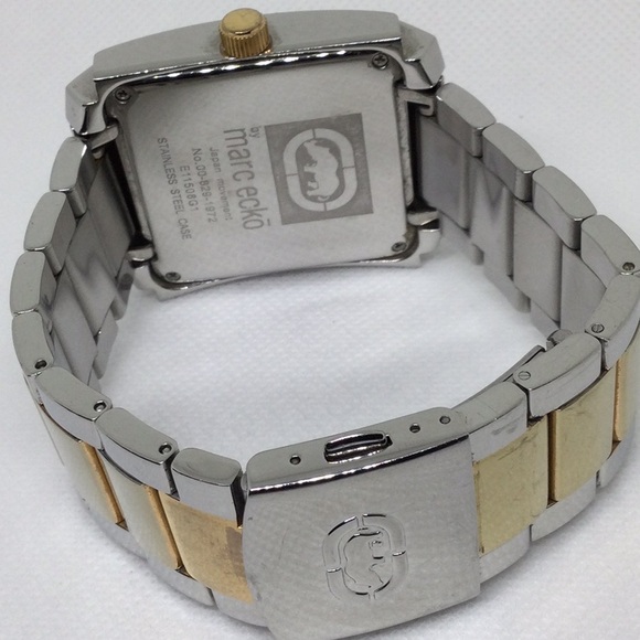 ✨ ECKO UNLTD Tri-Tone Gold, Rose Gold, and Silver Wristwatch ✨ - Picture 5 of 7